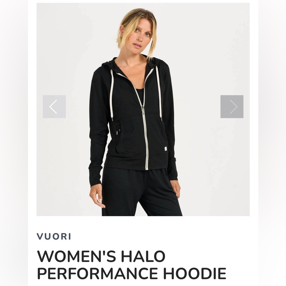 Vuori Women's Halo performance hoodie